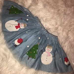 Toddler Holiday/Winter skirt